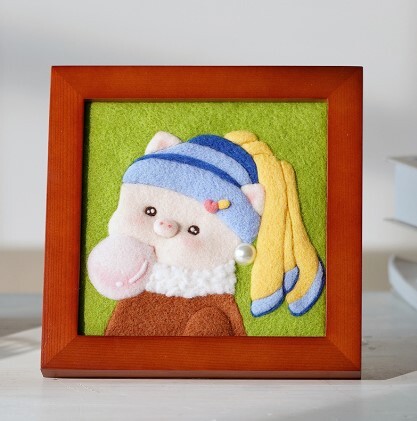 ★☆【在庫処分】フォトフレーム　羊毛フェルトキット　4種類☆★_画像9