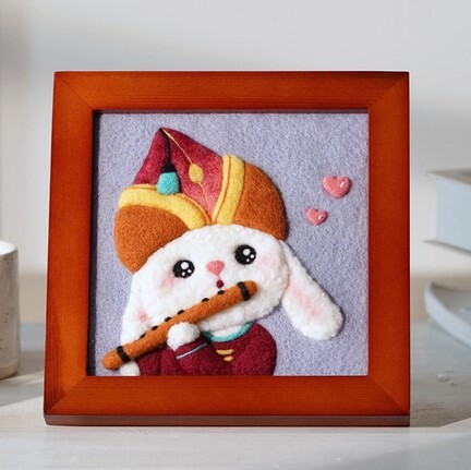 ★☆【在庫処分】フォトフレーム　羊毛フェルトキット　4種類☆★_画像7