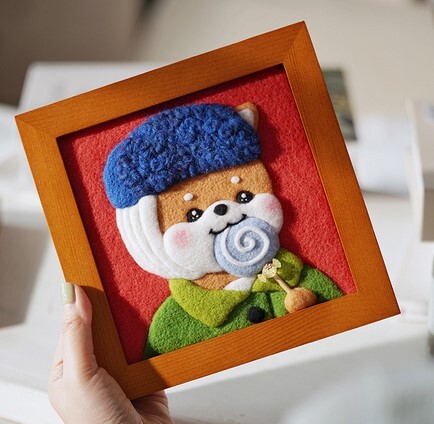 ★☆【在庫処分】フォトフレーム　羊毛フェルトキット　4種類☆★_画像8