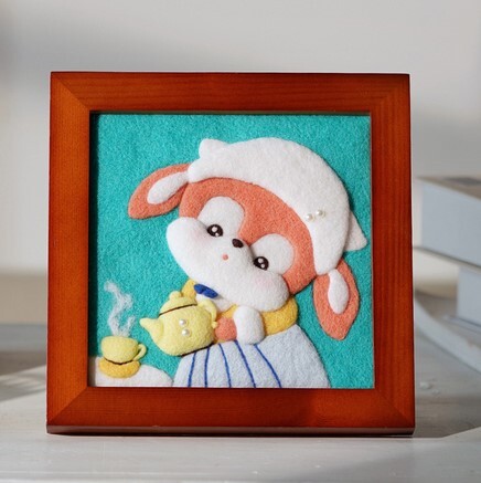 ★☆【在庫処分】フォトフレーム　羊毛フェルトキット　4種類☆★_画像6