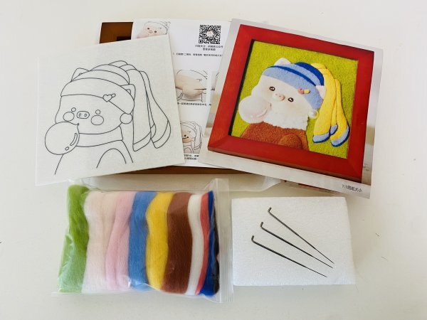 ★☆【在庫処分】フォトフレーム　羊毛フェルトキット　4種類☆★_画像2