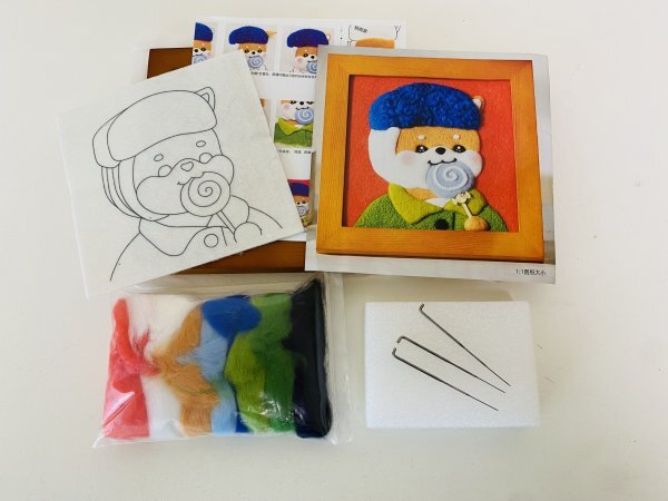 ★☆【在庫処分】フォトフレーム　羊毛フェルトキット　4種類☆★_画像3