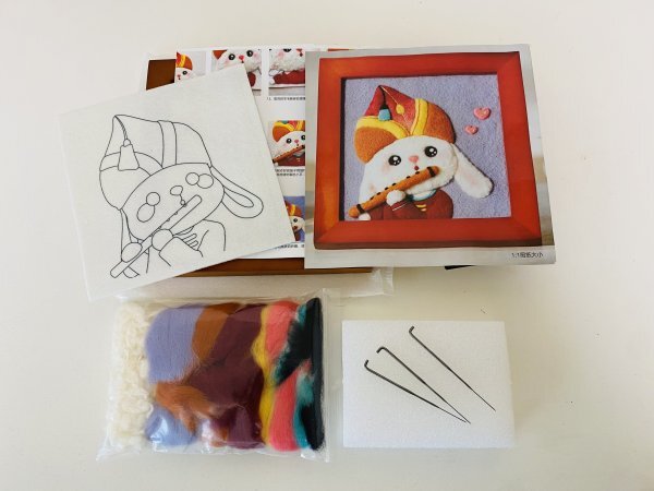 ★☆【在庫処分】フォトフレーム　羊毛フェルトキット　4種類☆★_画像4