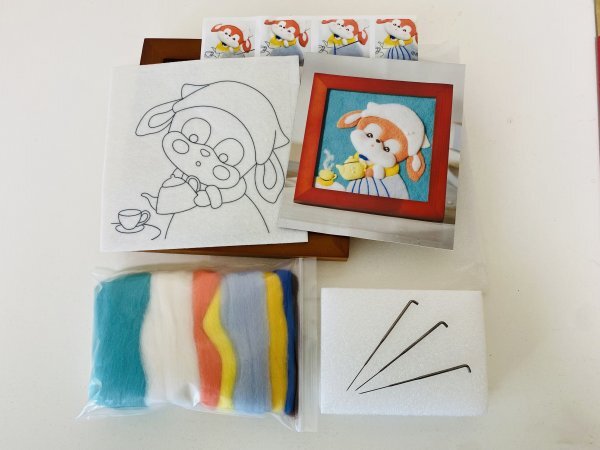 ★☆【在庫処分】フォトフレーム　羊毛フェルトキット　4種類☆★_画像5