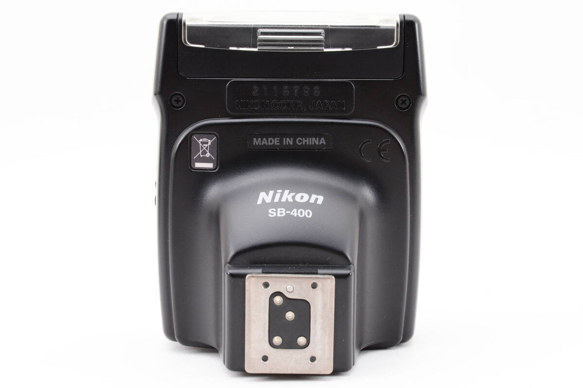 【中古美品】Nikon ニコン フラッシュ スピードライト SB-400 純正専用ケース付き 2070933
