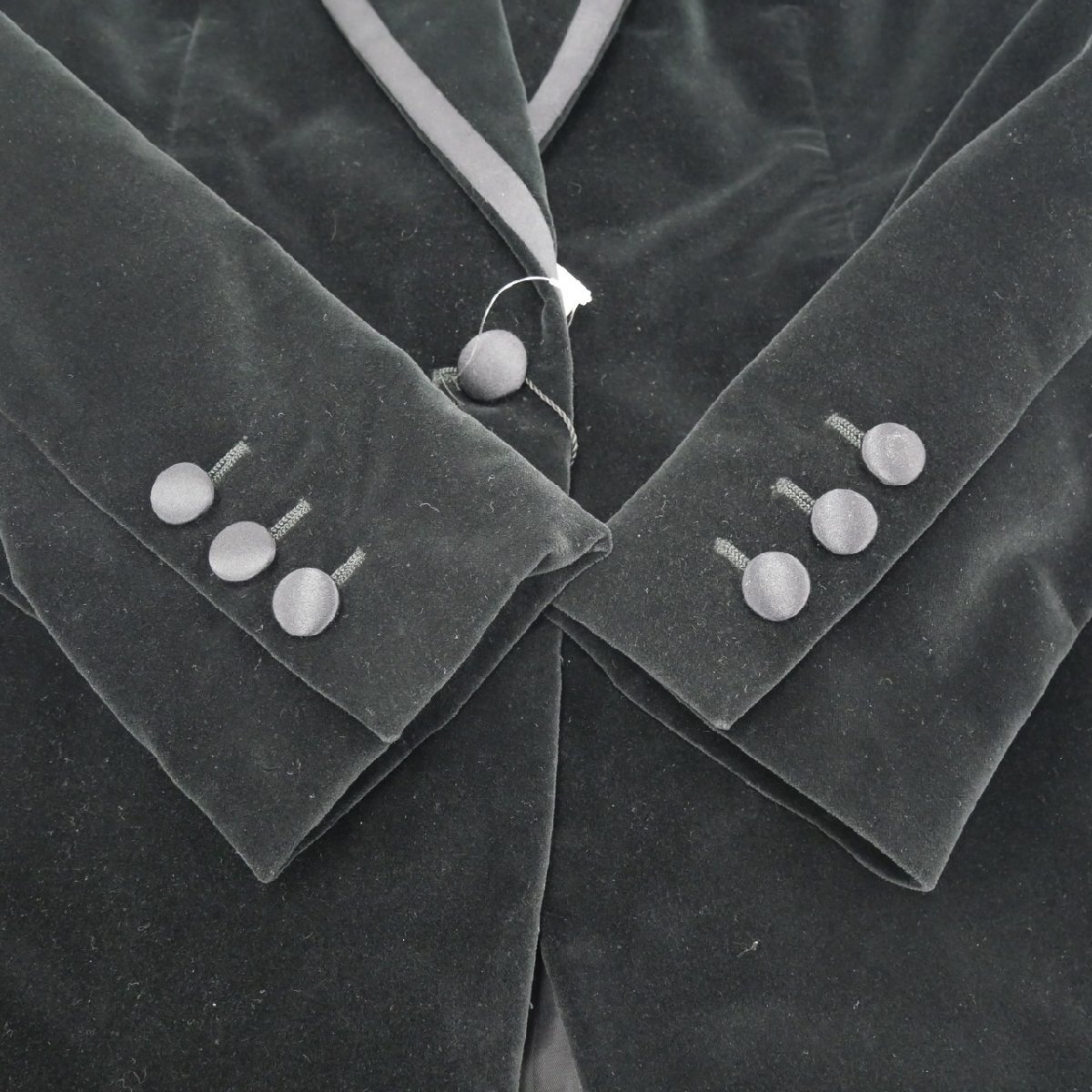 1円スタート GUCCI グッチ セットアップ パンツスーツ ジャケット ブラック 黒 コットン キュプラ フォーマル レディース サイズ44