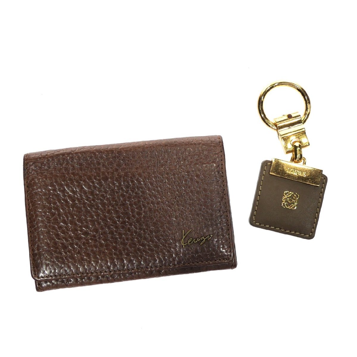 1円スタート 小物 まとめ18點(diǎn)セット LOEWE ロエベ Christian Dior クリスチャンディオール 等 財(cái)布 ポーチ キーケース 等 レザー ナイロン