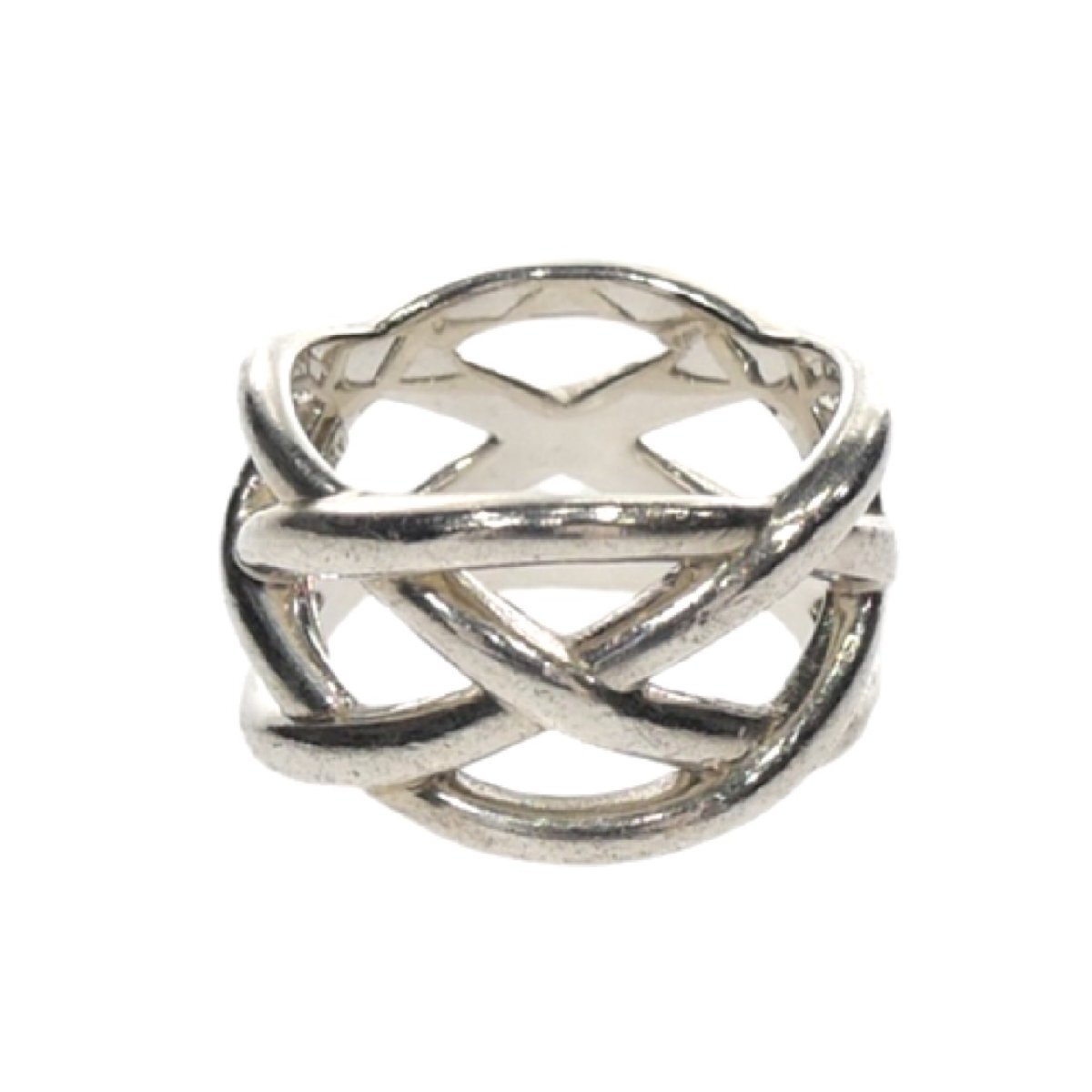 1円スタート TIFFANY＆Co ティファニー ケルティック ノット リング SV925 スターリングシルバー 指輪 アクセサリー レディース 11号_画像2