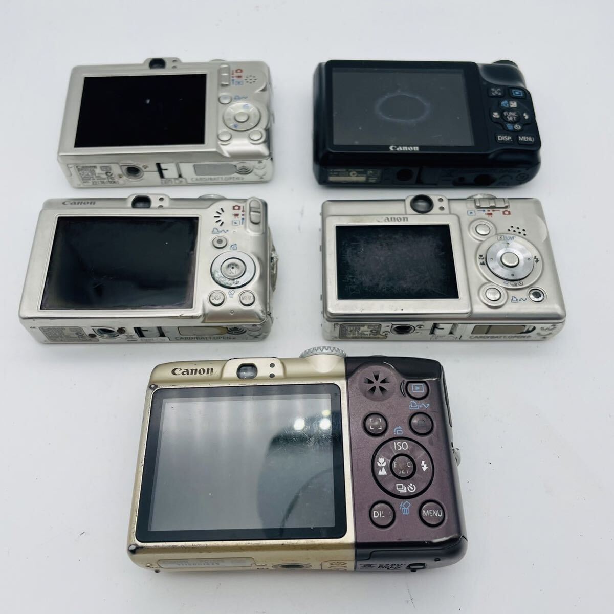 現(xiàn)狀品 Canon デジタルカメラ 4臺セット PowerShot A1000 IS PowerShot A2200 PowerShot SD400 PowerShot SD600 IXY DIGITAL 60 