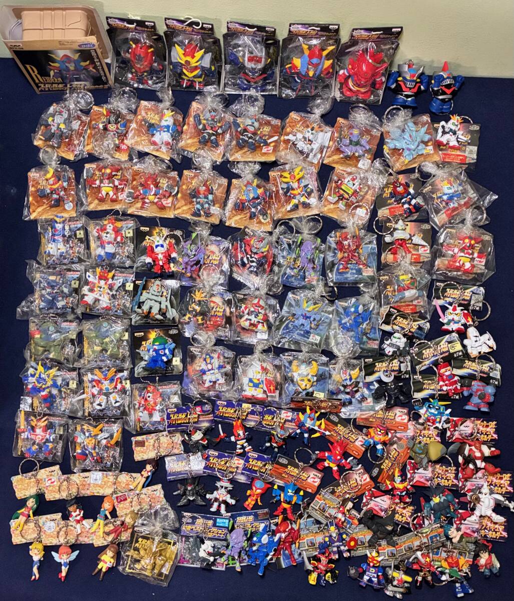 1円? 未使用保管品 希少 スーパーロボット大戦 キーホルダー 熱血コレクション1&2/3/4/5/6/7/8/α/ブレイブサーガ/合金 他 計(jì)100點(diǎn)セット