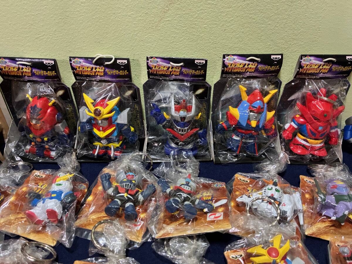 1円? 未使用保管品 希少 スーパーロボット大戦 キーホルダー 熱血コレクション1&2/3/4/5/6/7/8/α/ブレイブサーガ/合金 他 計(jì)100點(diǎn)セット