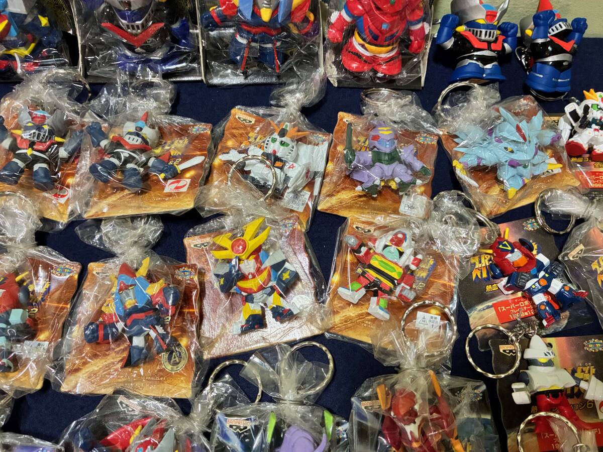 1円? 未使用保管品 希少 スーパーロボット大戦 キーホルダー 熱血コレクション1&2/3/4/5/6/7/8/α/ブレイブサーガ/合金 他 計(jì)100點(diǎn)セット