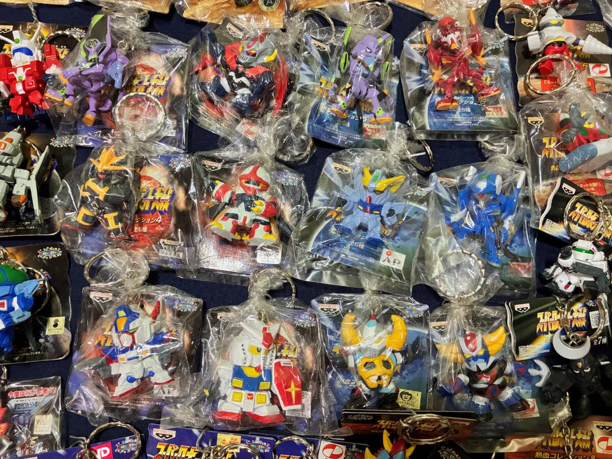 1円? 未使用保管品 希少 スーパーロボット大戦 キーホルダー 熱血コレクション1&2/3/4/5/6/7/8/α/ブレイブサーガ/合金 他 計(jì)100點(diǎn)セット