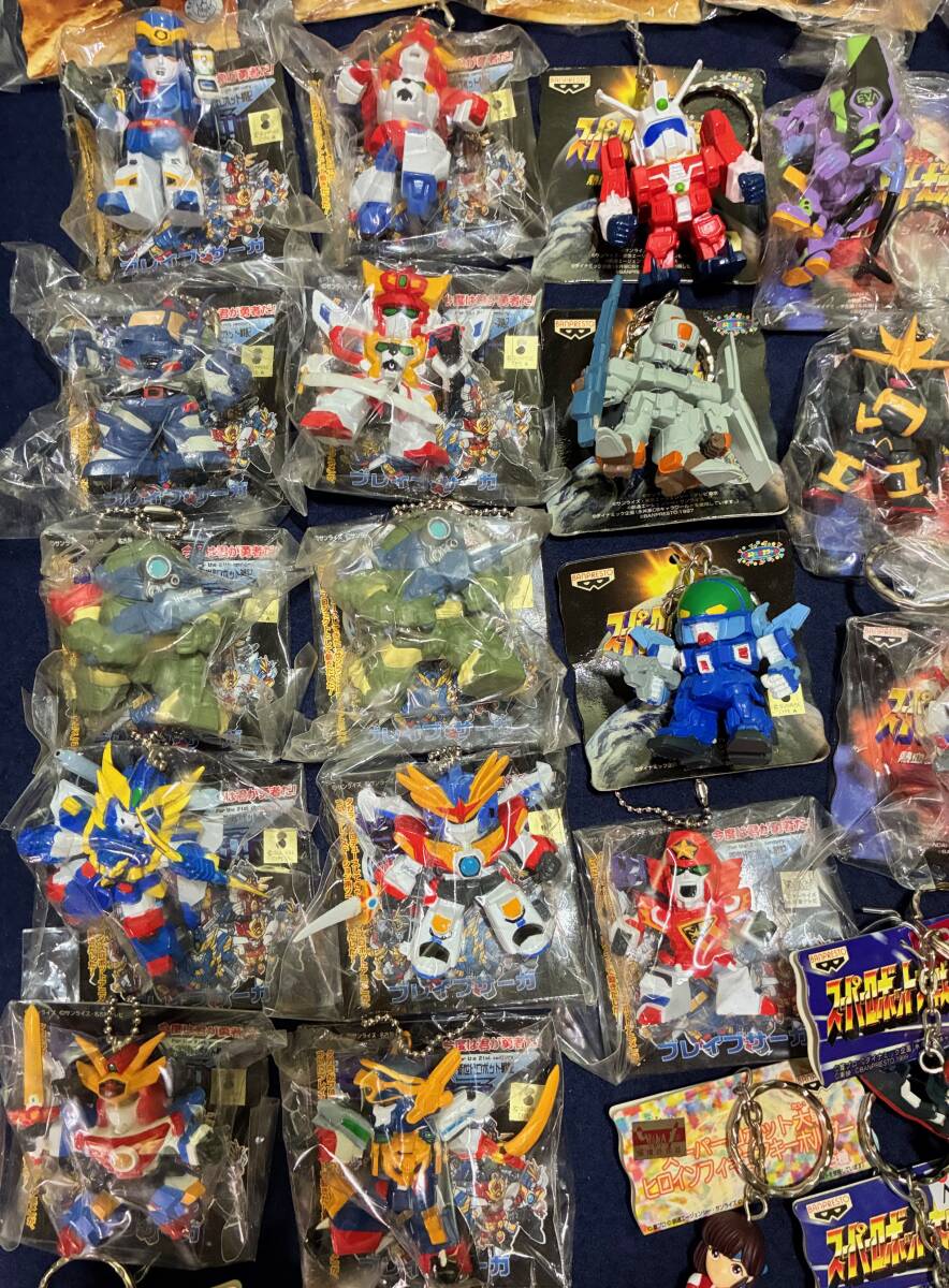 1円? 未使用保管品 希少 スーパーロボット大戦 キーホルダー 熱血コレクション1&2/3/4/5/6/7/8/α/ブレイブサーガ/合金 他 計(jì)100點(diǎn)セット