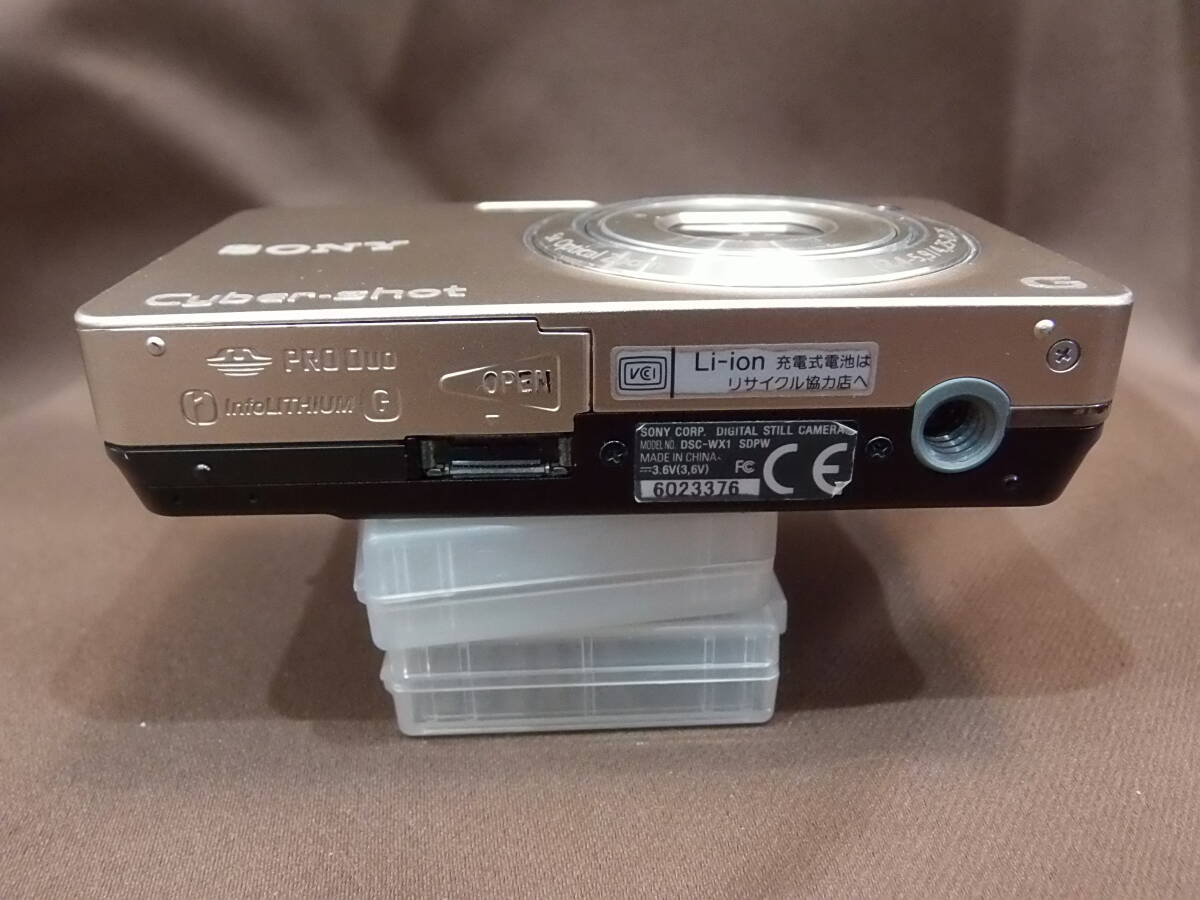 MN3 SONY Cyber-Shot 10.2 MEGA PIXELS DSC-WX1 ソニー サイバーショット コンパクトデジタルカメラ　ジャンク品　送料込み