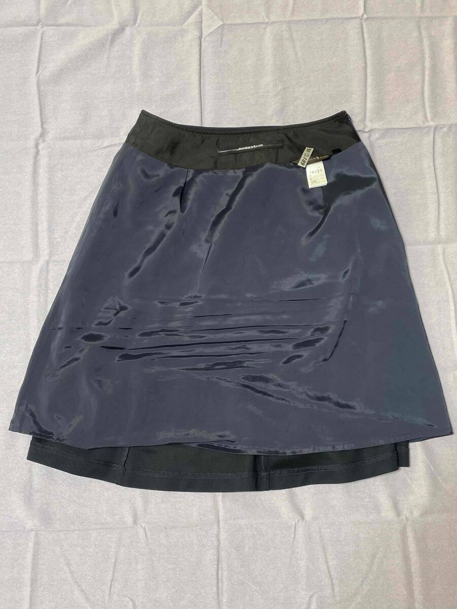 ※Cランク※【中古】PATRICKCOX_11号_スカート（ネイビー）16721/パトリックコックス/かわいい会社事務服/おしゃれOL制服 _画像4