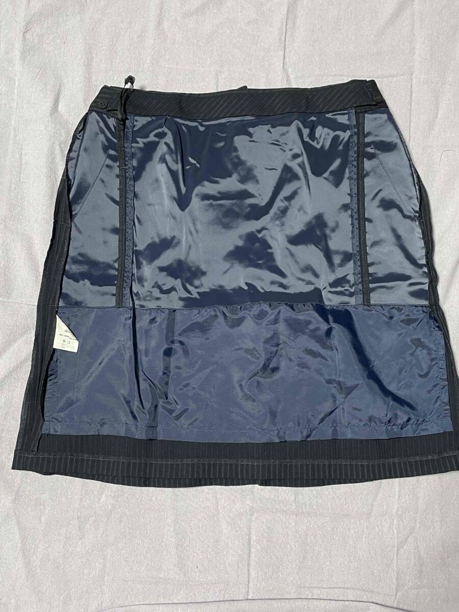 ※Cランク※【中古】SERVO_17号_後ろマーメイドスカート (紺系 ストライプ)GSKL1758/かわいい会社事務服/おしゃれOL制服 _画像2