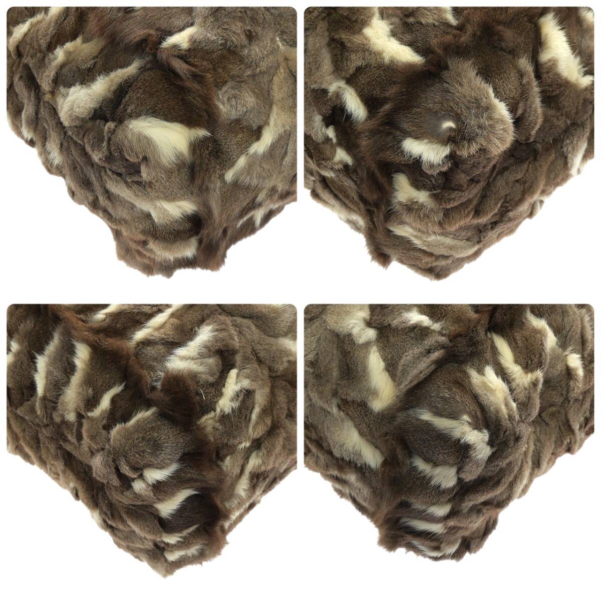 1円スタート FENDI フェンディ ファー ハンドバッグ シルバー金具 トートバッグ 手提げかばん レザー ブラウン アイボリー レディース