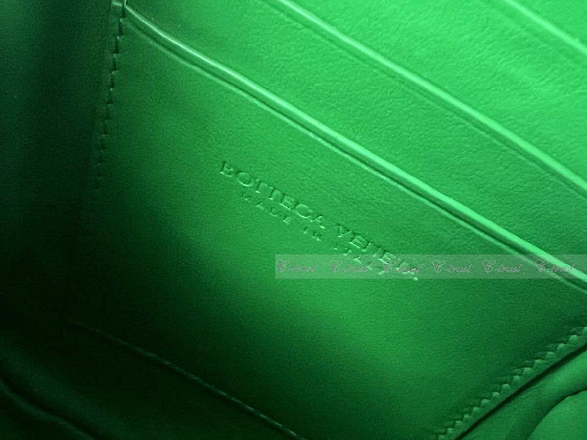 L395.. BOTTEGA VENETA ボッテガ ヴェネタ ショルダーバッグ BAG PHONE CASE ストラップ カーフ イタリア制 ★ 3724 PARAKEET