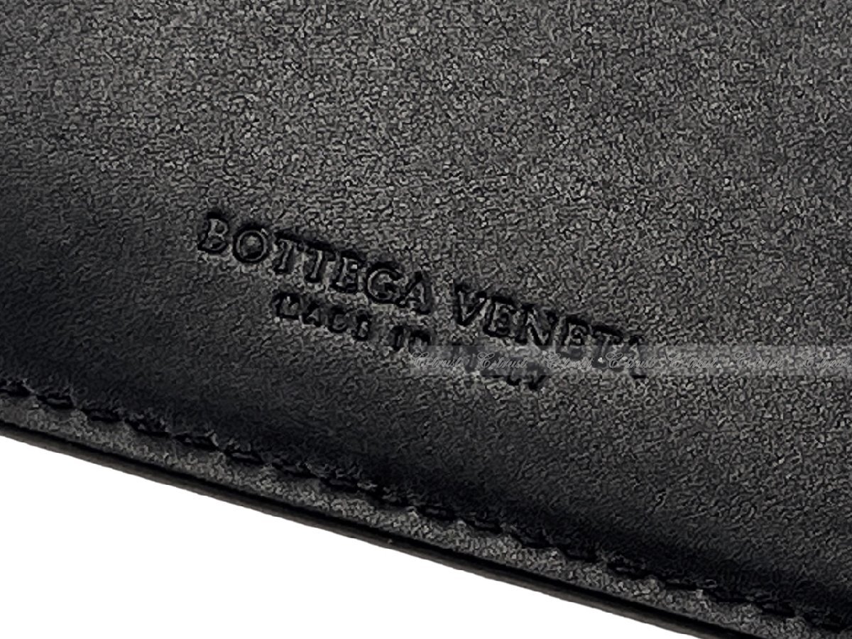 L054.. BOTTEGA VENETA ボッテガ ヴェネタ クラッチバッグ BAG ドキュメント ケース リアルクロコ カーフ イタリア制 ★ 1000 BLACK