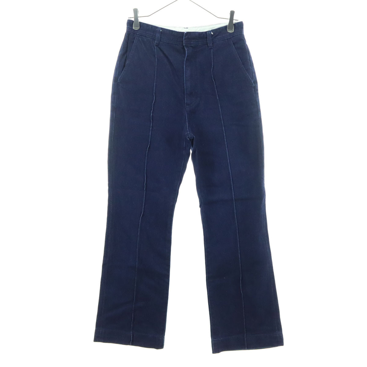 JOURNAL STANDARD ジャーナルスタンダード センタープリーツ デニムパンツ ブルー レディース