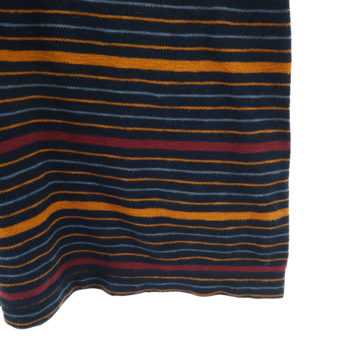 Timberland ティンバーランド ボーダー柄 半袖 ポロシャツ M ネイビー メンズ_画像5