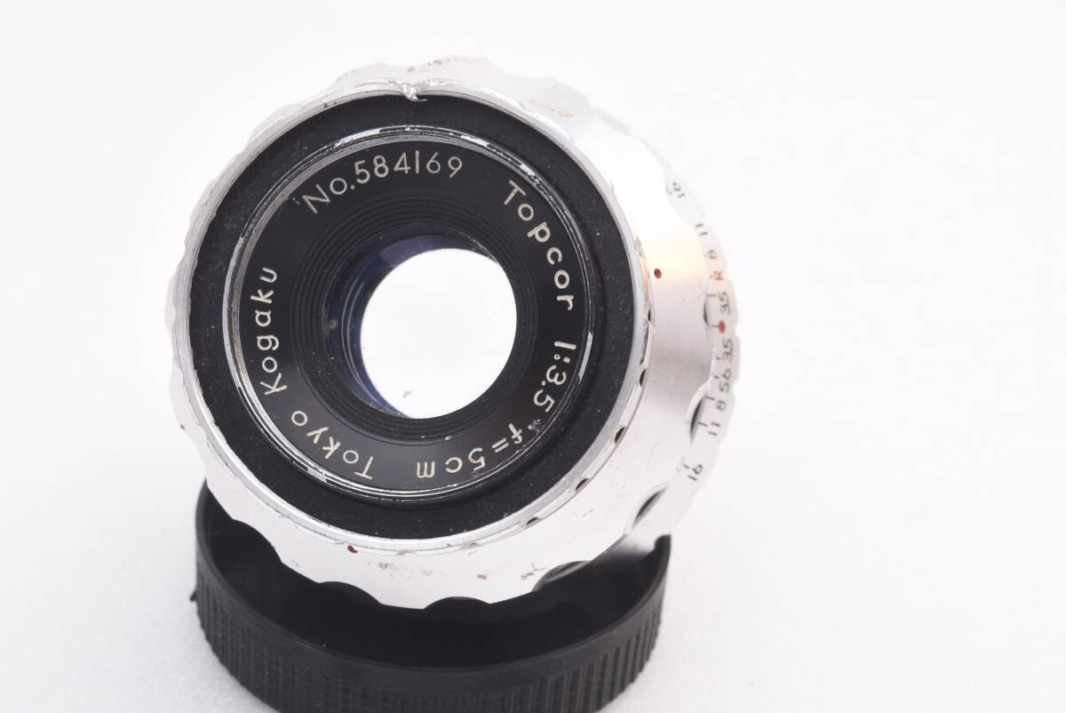 Tokyo kogaku Topcor 5cm 50mm F3.5 ライカ Lマウント #584169 HTTY 62-272-3_画像1
