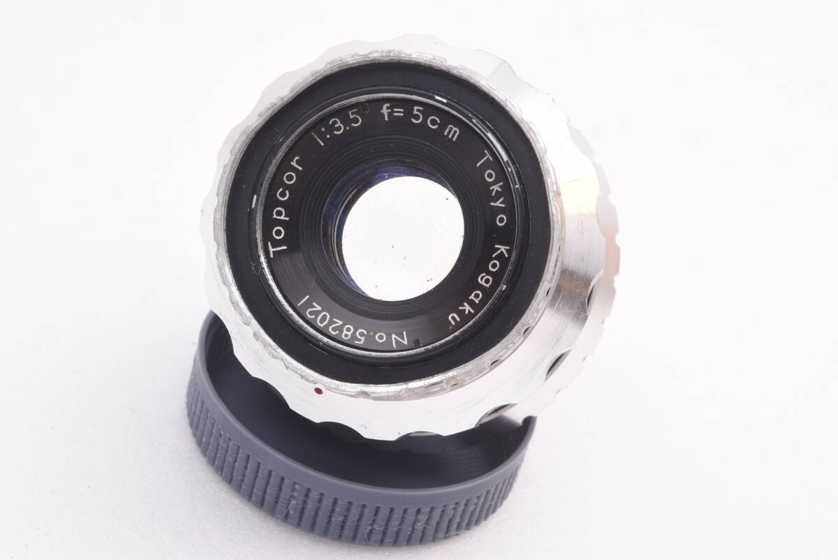 Tokyo kogaku Topcor 5cm 50mm F3.5 ライカ Lマウント #582021 kjm 156-69-8 250403_画像1