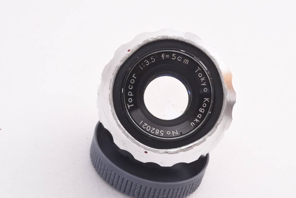 Tokyo kogaku Topcor 5cm 50mm F3.5 ライカ Lマウント #582021 kjm 156-69-8 250403_画像2