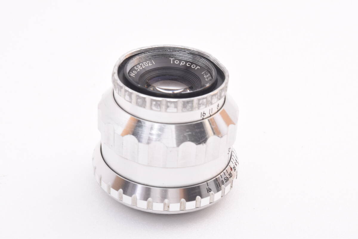 Tokyo kogaku Topcor 5cm 50mm F3.5 ライカ Lマウント #582021 kjm 156-69-8 250403_画像5