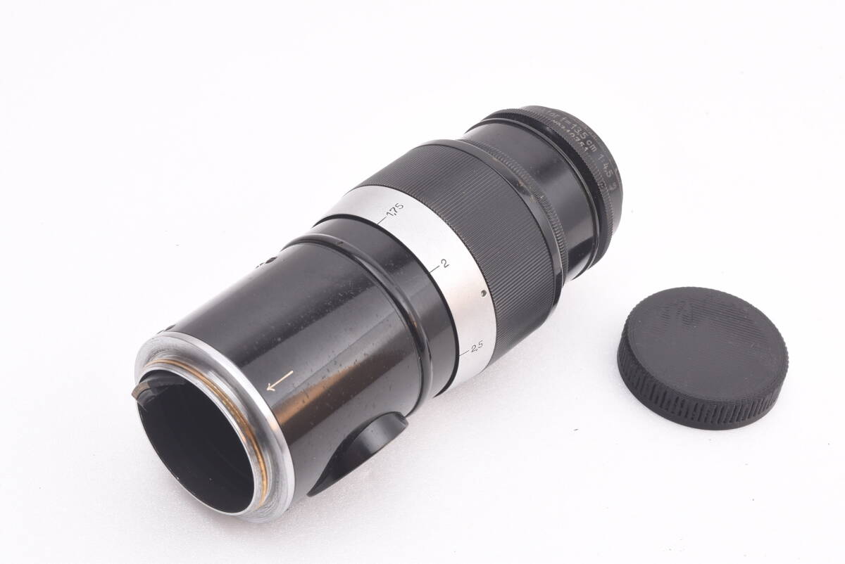 ライカ HEKTOR ヘクトール 135mm 13.5cm f4.5 ブラック #310751 178-168-8_画像4