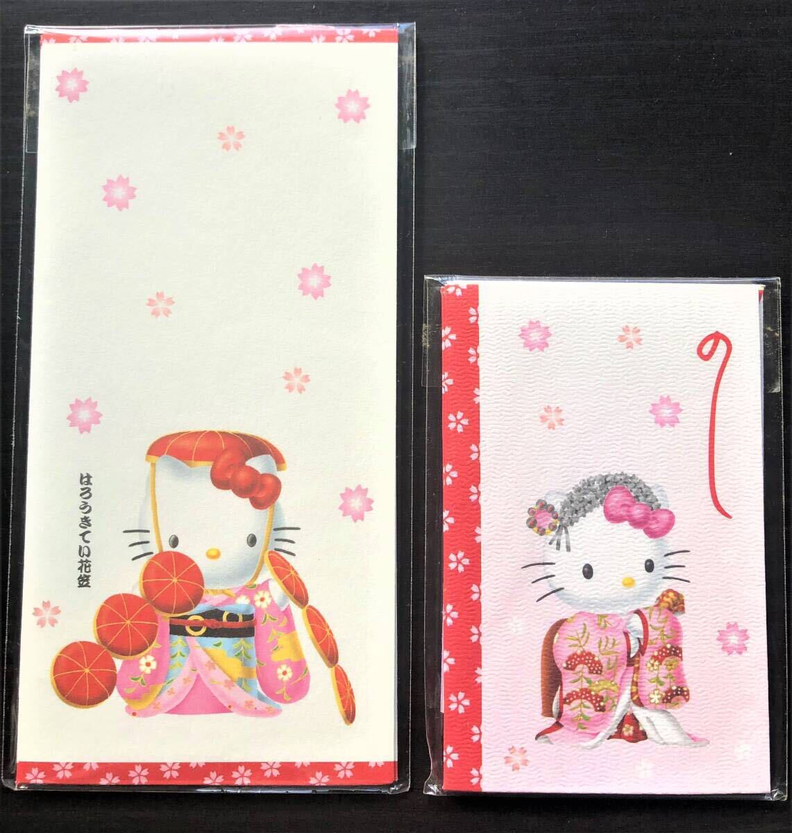 【未使用】ハローキティ ポチ袋/封筒 サンリオ 購入 HELLO KITTY Sanrio 1997年 入園祝い 入学祝 お祝い お年玉_画像1
