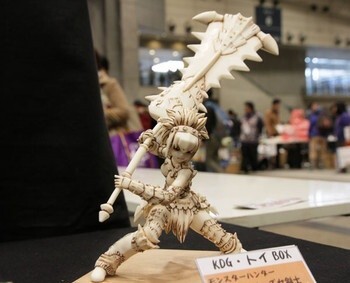 KDG?トイBOX モンスターハンター ベリオシリーズ女剣士 ガレージキット レジンキャストキット