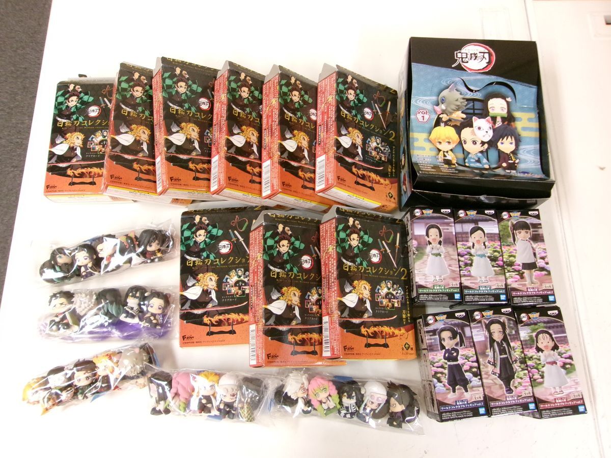 #s30【梱80】バンプレスト WCF 鬼滅の刃 栗花落カナヲ 神崎アオイ 他 フィギュア まとめ