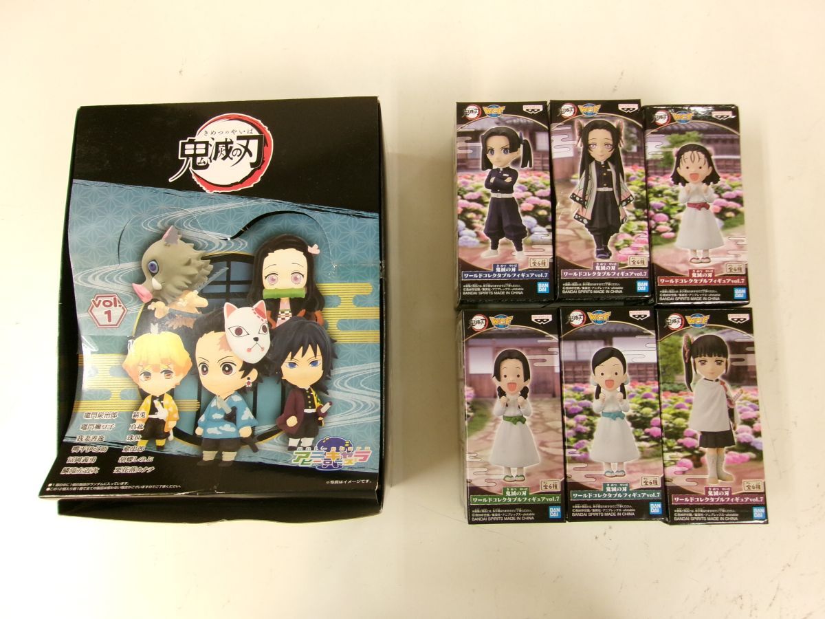 #s30【梱80】バンプレスト WCF 鬼滅の刃 栗花落カナヲ 神崎アオイ 他 フィギュア まとめ