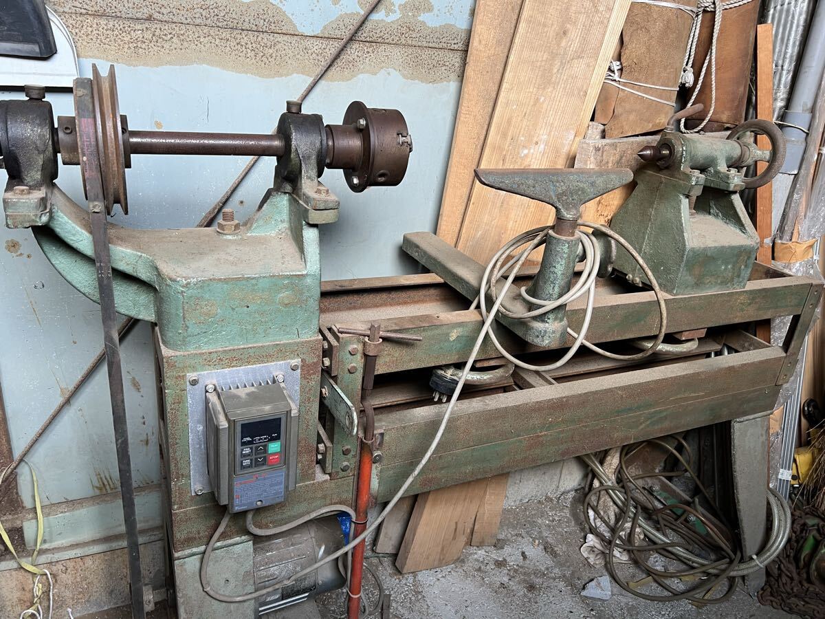 和太鼓 切削 旋盤 中古 引取り限定 手渡しのみ_画像3