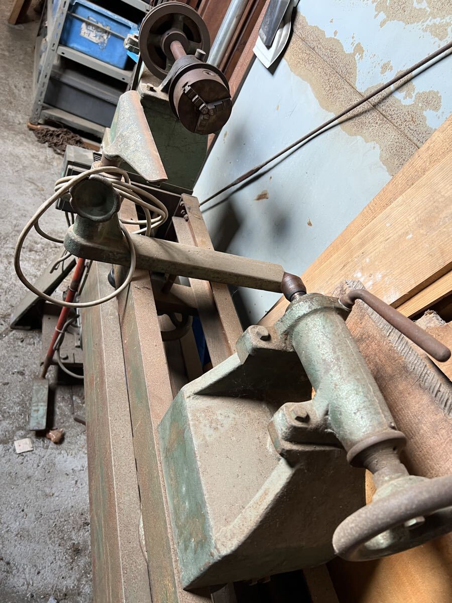 和太鼓 切削 旋盤 中古 引取り限定 手渡しのみ_画像6