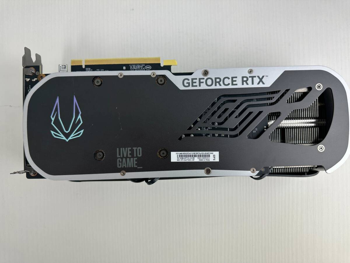 【送料無料】修理上がり　グラフィックカード　ZOTAC RTX4070Ti Super Trinity　ZT-D40730D-10P?。?02【最落なし】
