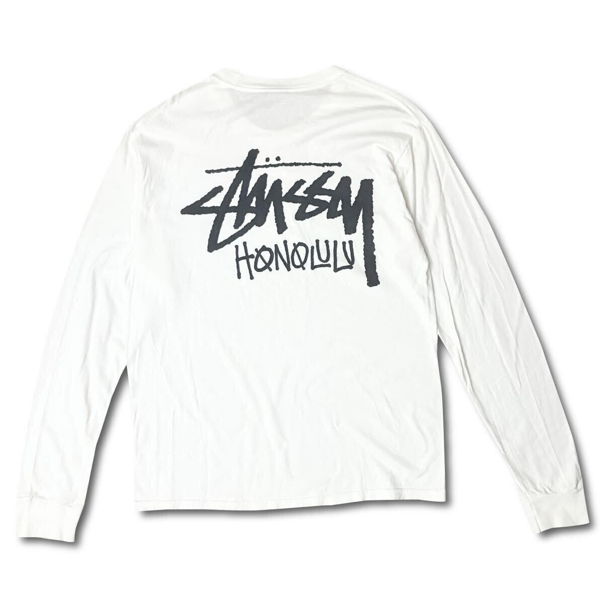 ホノルル限定 STUSSY HONOLULU Tシャツ ホワイト Mサイズ ハワイ