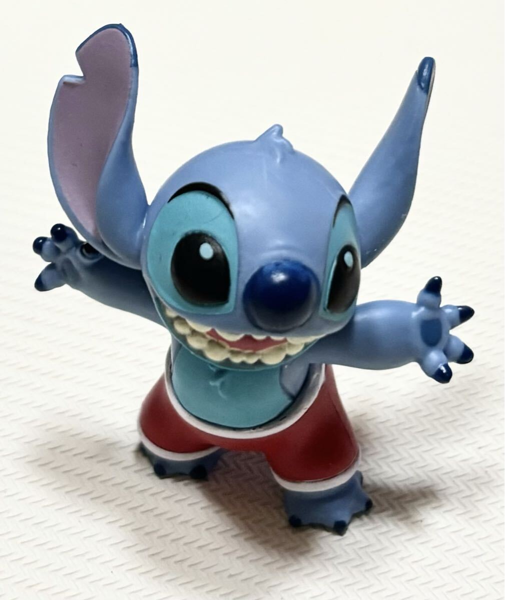 ★T-ARTS リロ&スティッチ コスチュームフィギュアコレクション スイミング スティッチ フィギュア 中古_画像1
