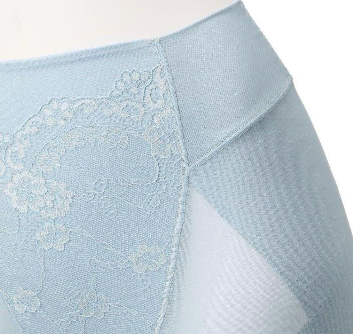 サイズM 蘆屋美整體　シームレス骨盤スリムショーツ ブルー #301