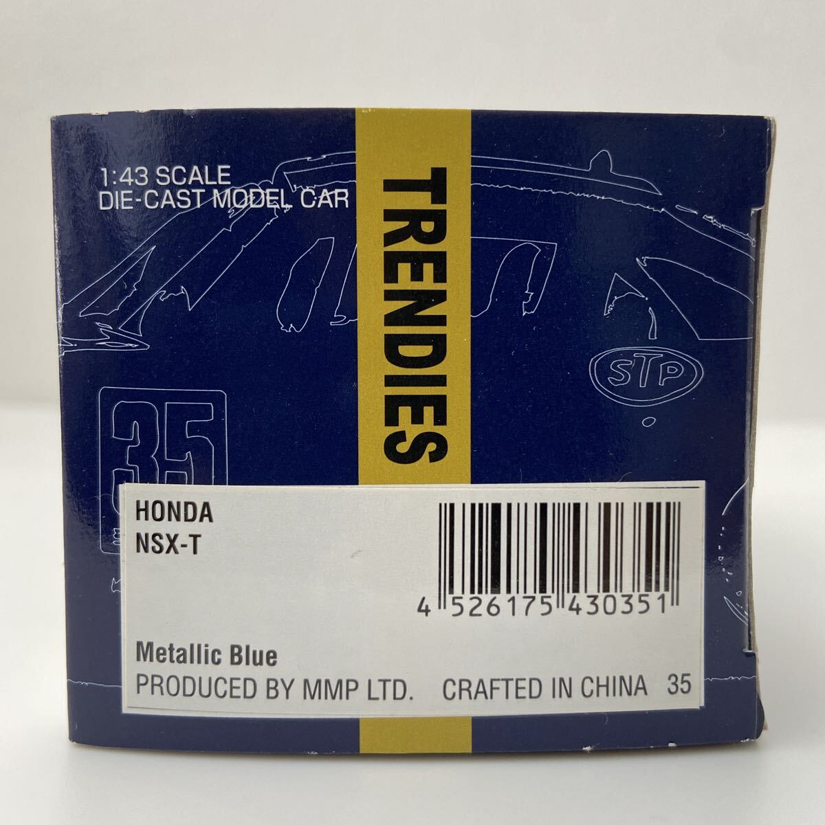 EBBRO 1/43 HONDA NSX-T Metallic Blue エブロ ホンダ NSX タイプT メタリックブルー NA1 旧車 模型 国産名車 ミニカー モデルカー_画像7