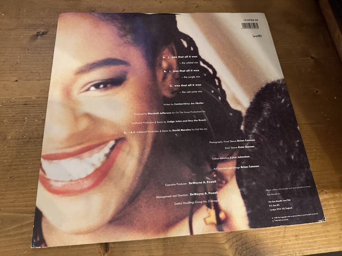 12”★Kym Mazelle / Was That All It Was (Remix By Judge Jules And Roy The Roach) / ヴォーカル・ハウス・クラシック!_画像2