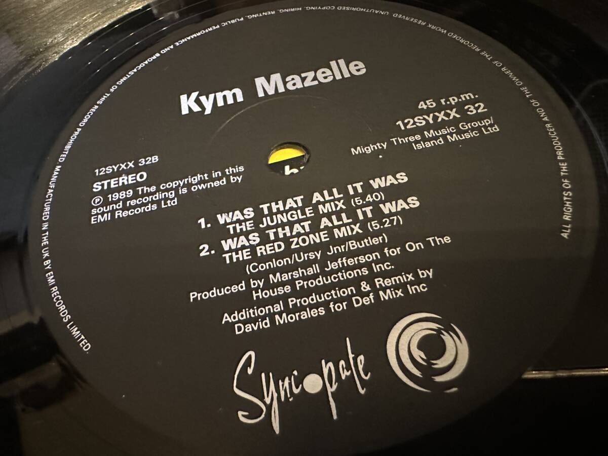 12”★Kym Mazelle / Was That All It Was (Remix By Judge Jules And Roy The Roach) / ヴォーカル・ハウス・クラシック!_画像3