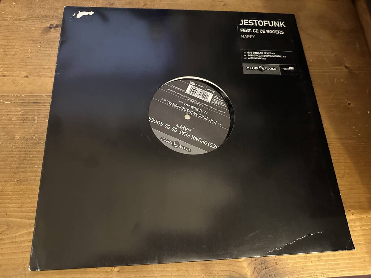 12”★Jestofunk Feat. Ce Ce Rogers / Happy / ヴォーカル・ハウス！Bob Sinclar /_画像2