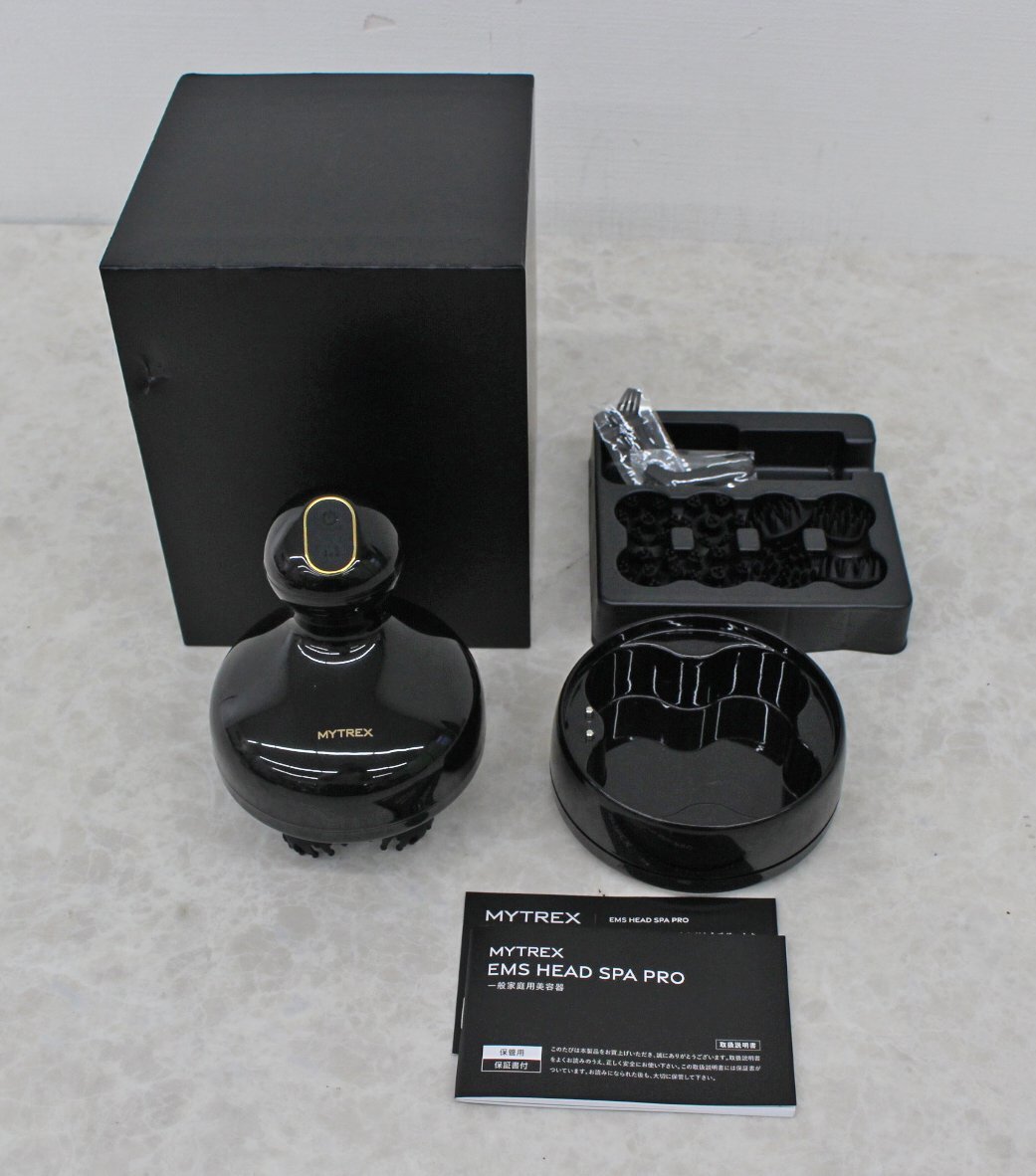 ◇現(xiàn)狀品◇ MYTREX マイトレックス EMS ヘッドスパPRO MT-EHP22B※簡(jiǎn)易動(dòng)作チェック〇（2831534）