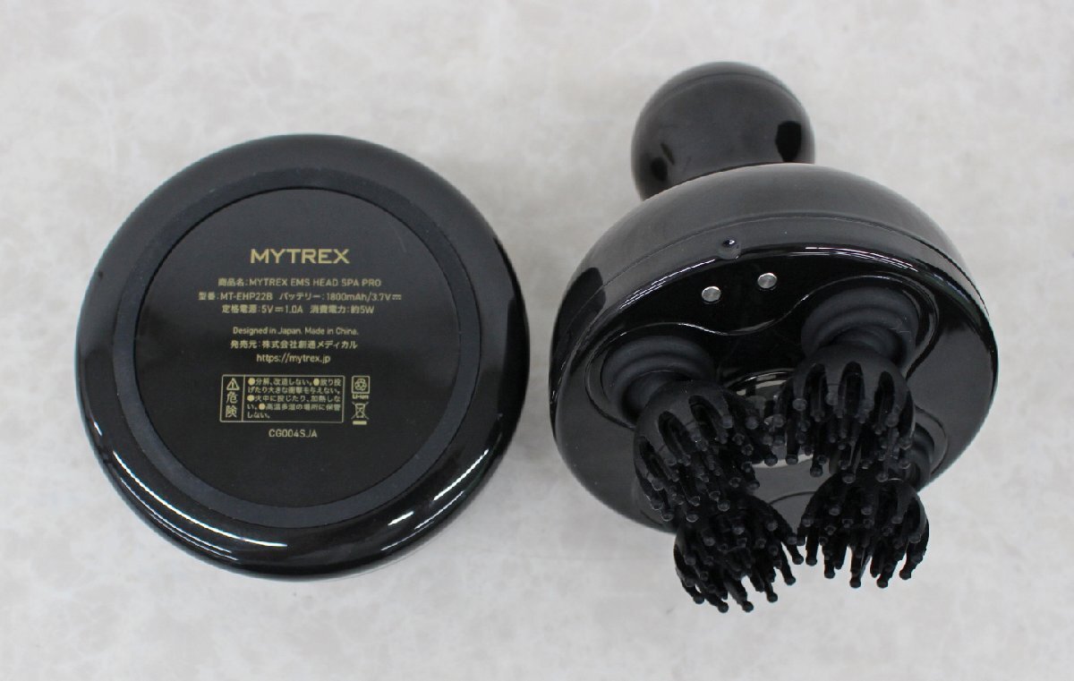 ◇現(xiàn)狀品◇ MYTREX マイトレックス EMS ヘッドスパPRO MT-EHP22B※簡(jiǎn)易動(dòng)作チェック〇（2831534）