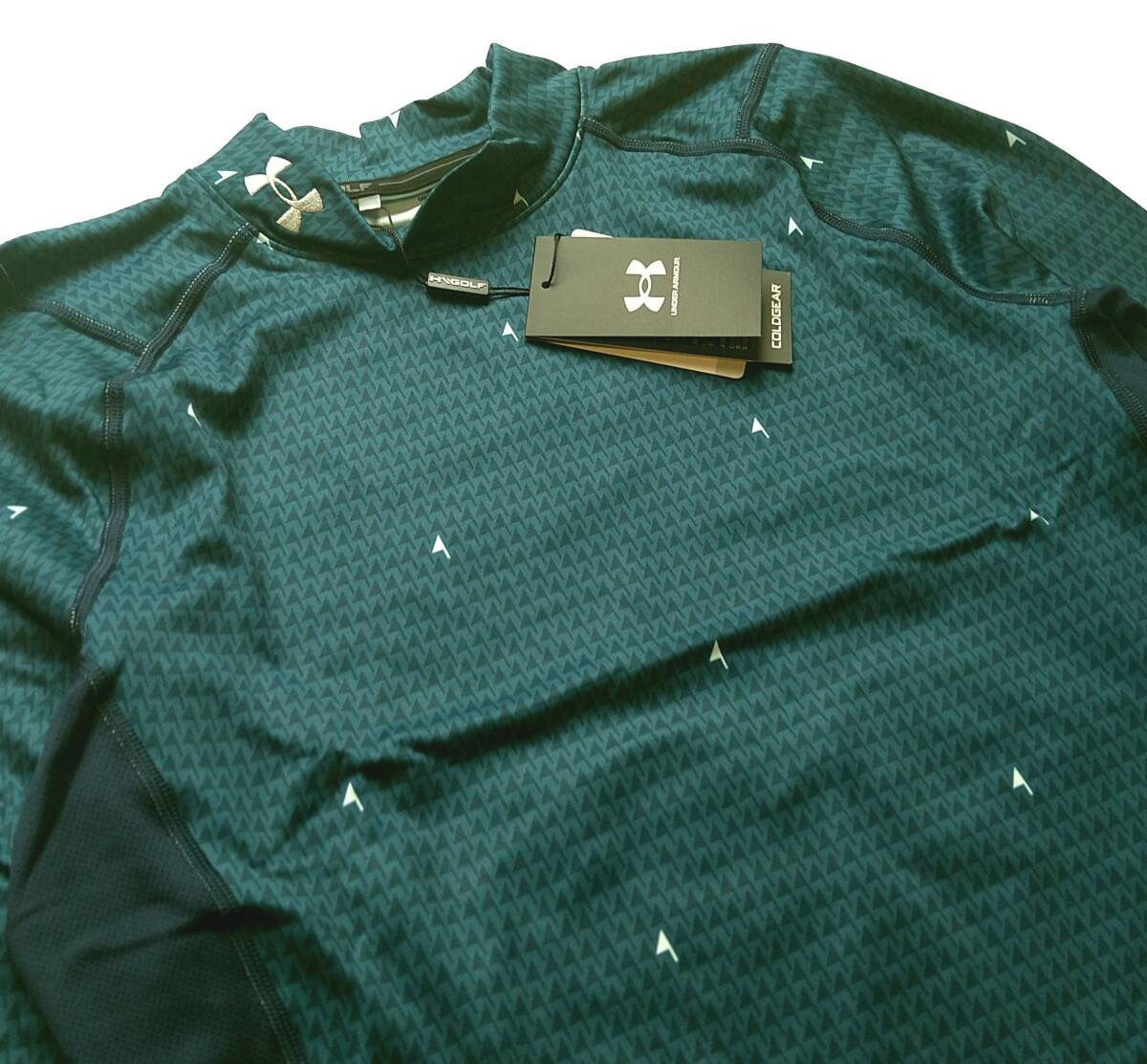 UA ゴルフ アンダーアーマー ロングスリーブ モック シャツ/メンズ/新品/XL_画像2