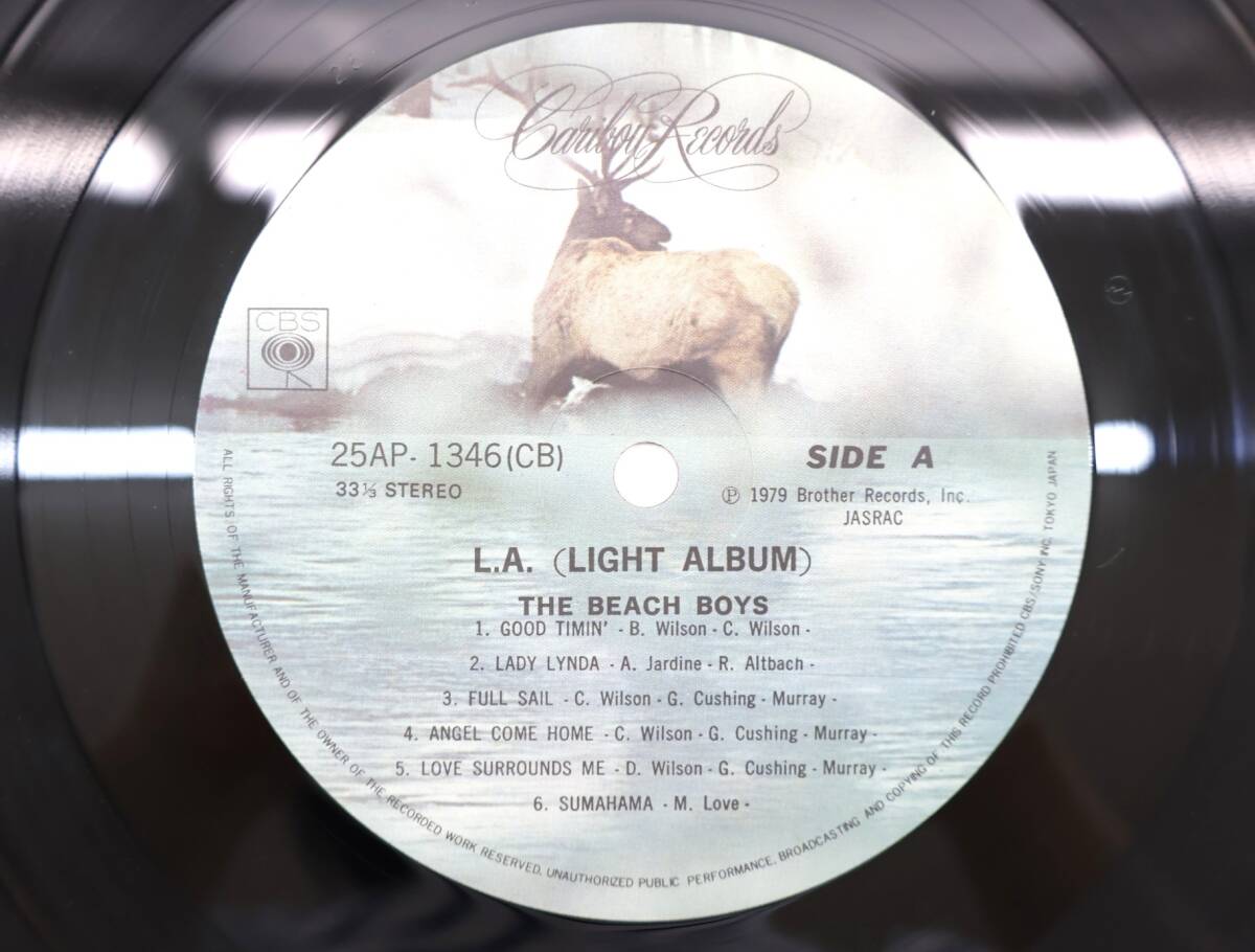 * средний 1777 с лентой THE BEACH BOYS пляж * boys / L.A.(LIGHT ALBUM) ( свет * альбом ) запись LP collector сброшенный товар включение в покупку возможно 32509081