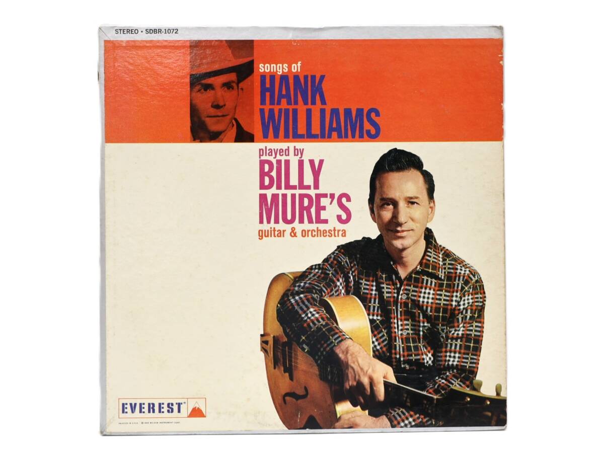 ★中1806 Songs Of Hank Williams Played By Billy Mure's Guitar & Orchestra ハンクウィリアムズ レコード LP コレクター放出品 32509081_画像1